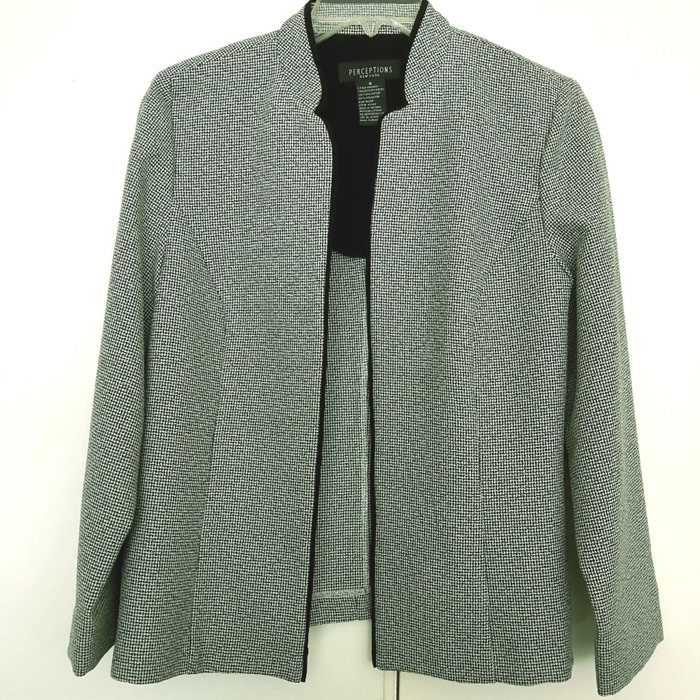 Perceptions Hound Tooth Pattern Blazer - image 1